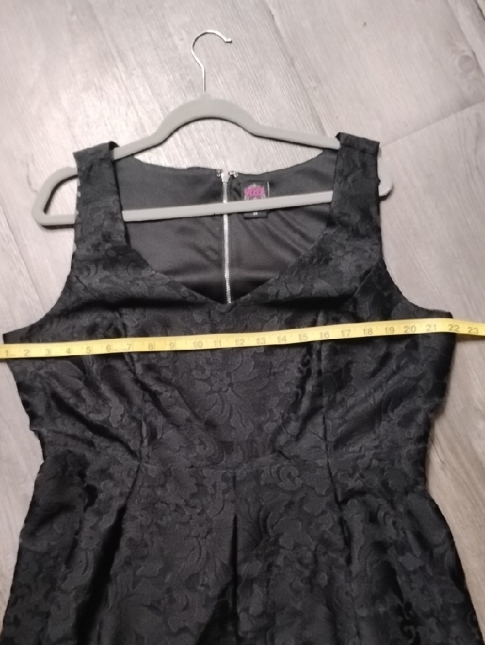 torrid Black Floral Lace V-Neck Midi Dress - Picture 12 of 15